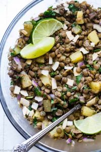 lentil salad without lettuce recipe vegan