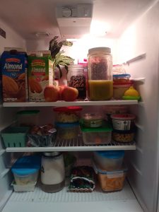 inside a vegan fridge