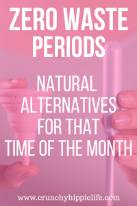 natural alternatives for menstrual products