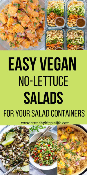 Easy Vegan No Lettuce Meal Prep Recipes